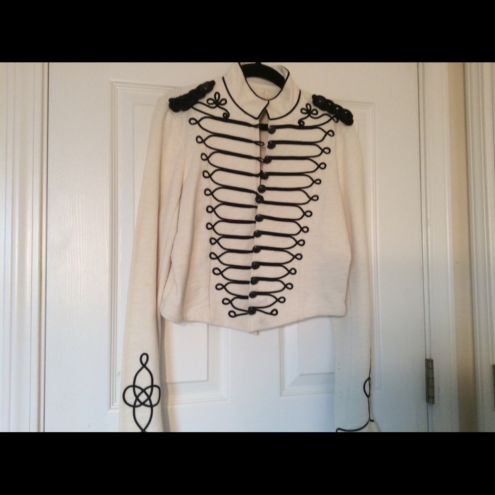White and black Ralph Lauren denim supply jacket